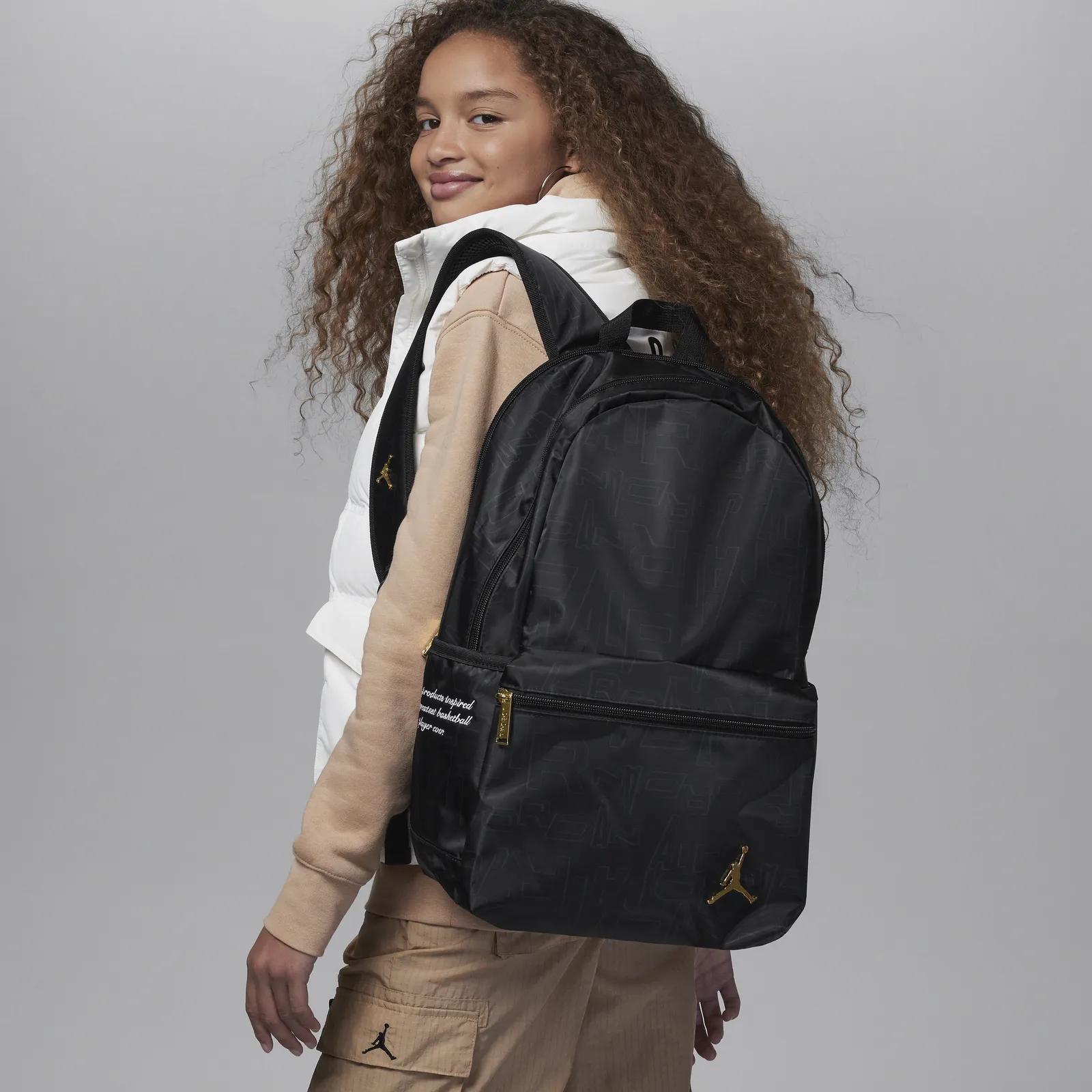 Jordan Black and Gold 19 l Bag